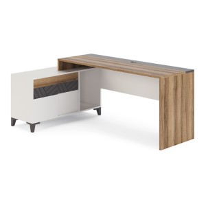 Стол письменный с большой тумбой (мод 3+5) Гринвич