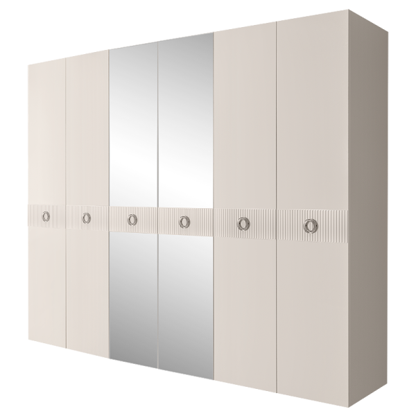 Шкаф шестидверный с зеркалами Bogemia-Fillini