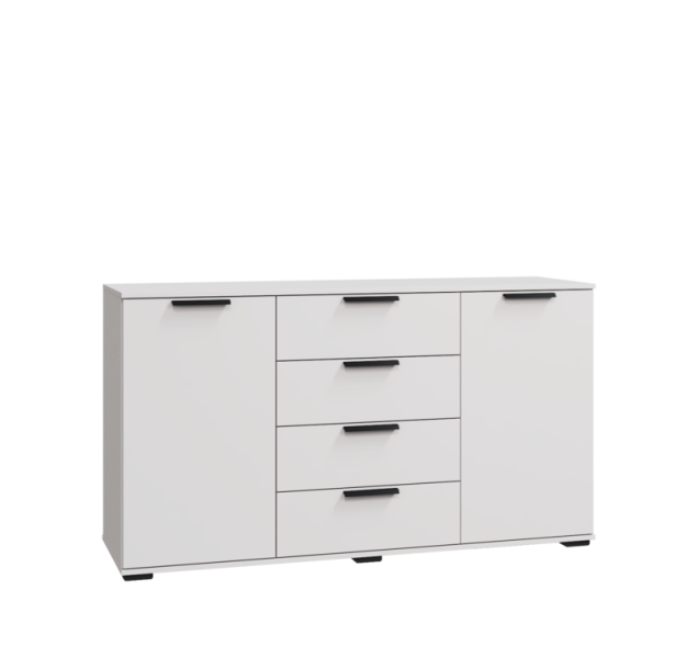 Комод с 2-мя дверками и 4-мя ящиками Наоми