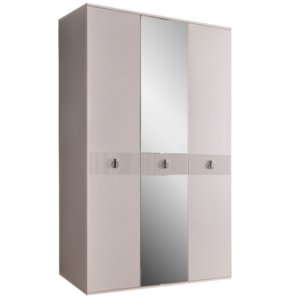 Шкаф трёхдверный с зеркалом Римини Соло