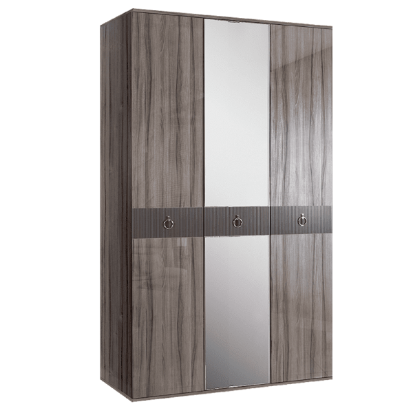 Шкаф трёхдверный с зеркалом Римини Соло