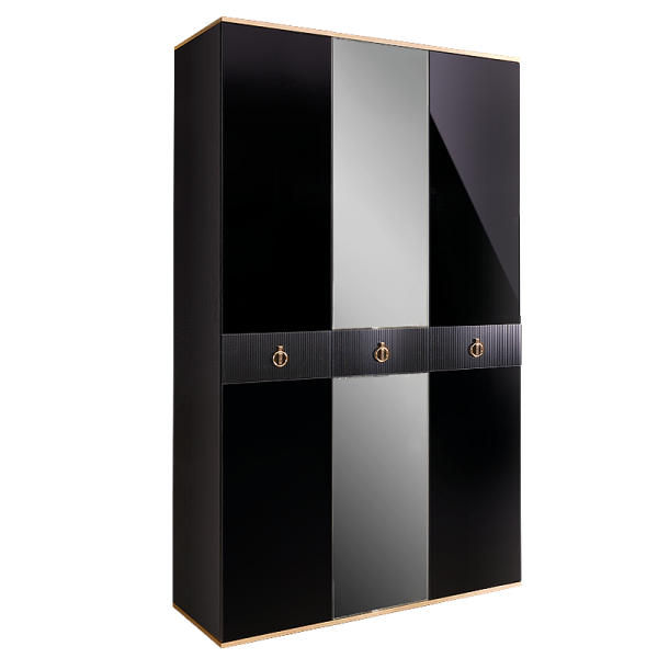 Шкаф трёхдверный с зеркалом Римини Соло