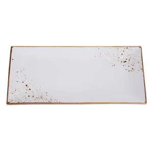 Блюдо прямоугольное 28*17 см, фарфор, серия "Элеганс" "The Sun" P.L.