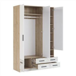 Шкаф трехдверный с ящиками (мод.10) Алиса