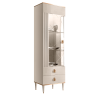 Шкаф-витрина 1-створчатая левая Римини Соло