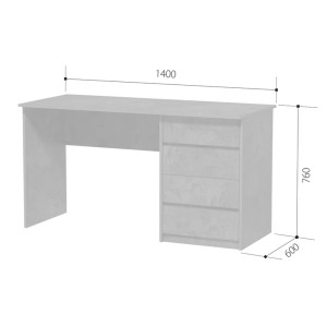 Стол письменный СП-9 Левый