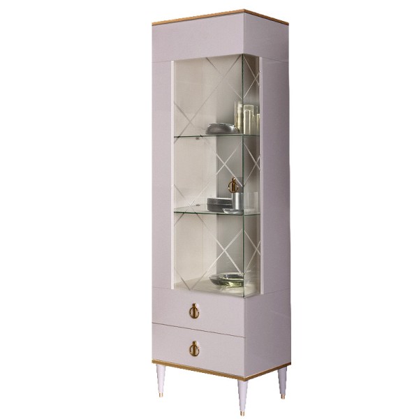 Шкаф-витрина 1-створчатая левая Римини