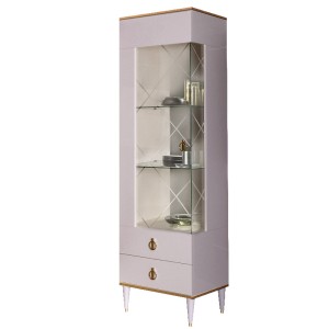 Шкаф-витрина 1-створчатая левая Римини