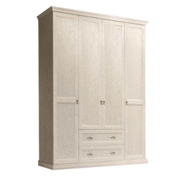 Шкаф четырёхдверный с ящиками Венеция