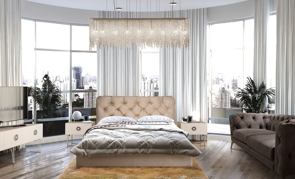 Кровать с подъёмным механизмом 1800 Bogemia