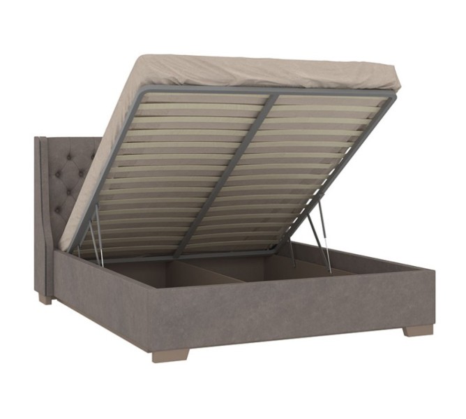 Кровать мягкая с подъемным механизмом Кантри 1600