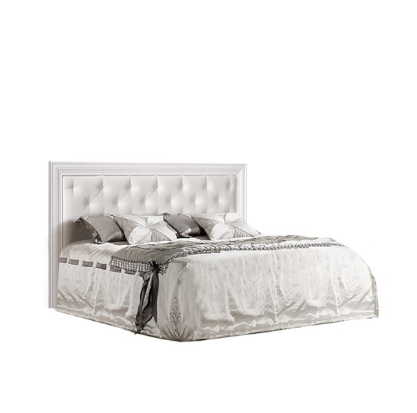 Кровать с мягким элементом и ортопедическим основанием 1600 Амели