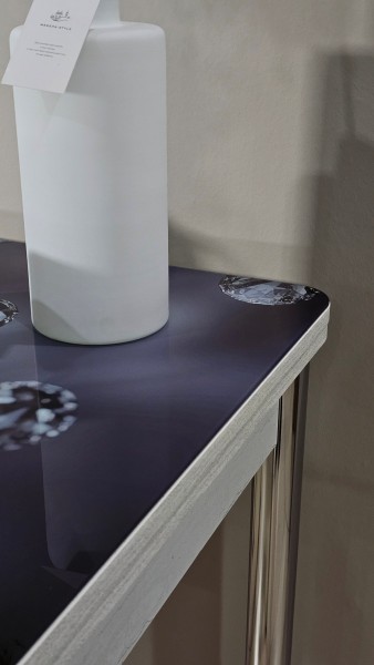 Стол обеденный поворотно раскладной Квинс фотопечать