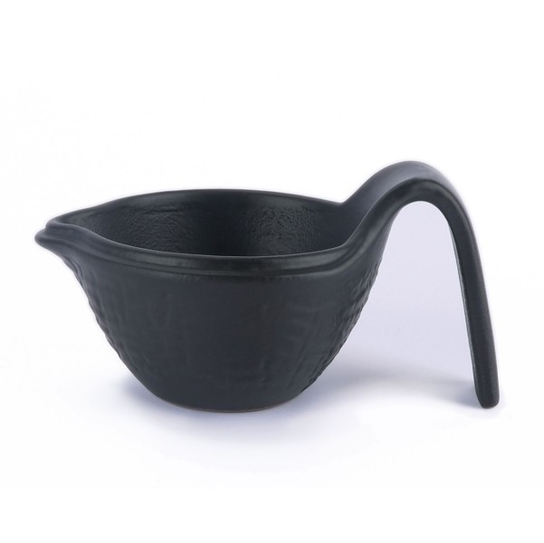 Соусник с ручкой d=10см, h=7 см, 50 мл, серия "Black Raw Wood" P.L. - ProffCuisine