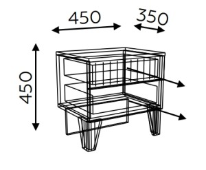 Тумба прикроватная Моника